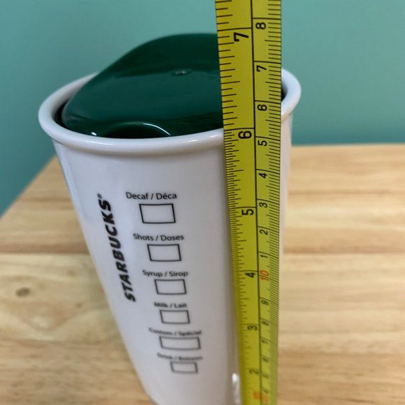 Starbucks Classic Reusable Coffee Tea Travel Tumbler Double Wall Ceramic Mug - Picture 7 of 7